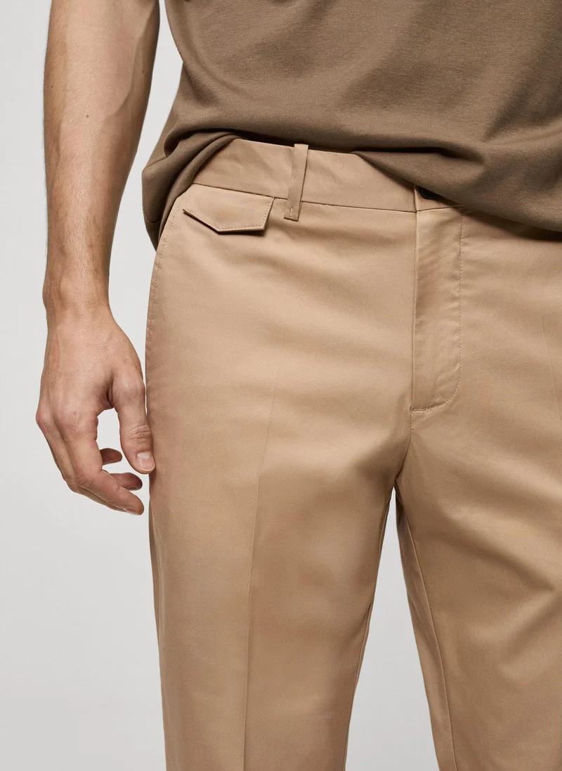 Mango Man Mayol Straight Fit Pants
