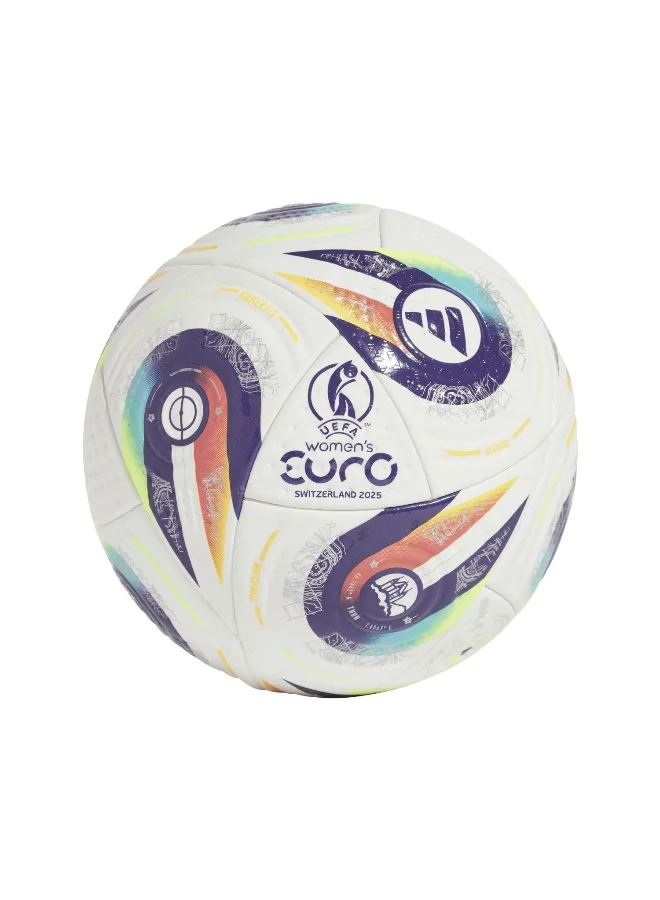 Adidas W Euro25 Pro White Football Balls For Unisex 5