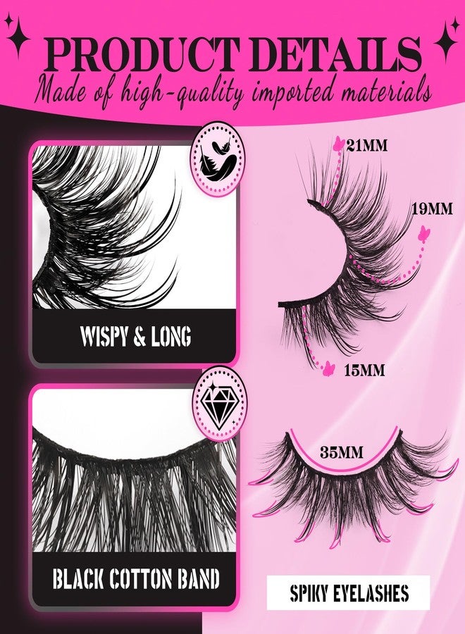 Veleasha Manga Lashes Wispy Cat Eye Volume Lashes(Angel) - Image 2