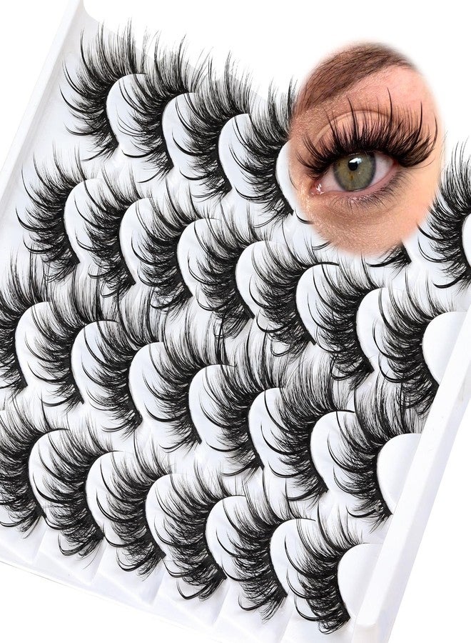 Veleasha Manga Lashes Wispy Cat Eye Volume Lashes(Angel) - Image 1