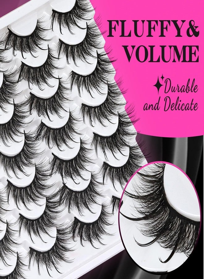 Veleasha Manga Lashes Wispy Cat Eye Volume Lashes(Angel) - Image 4