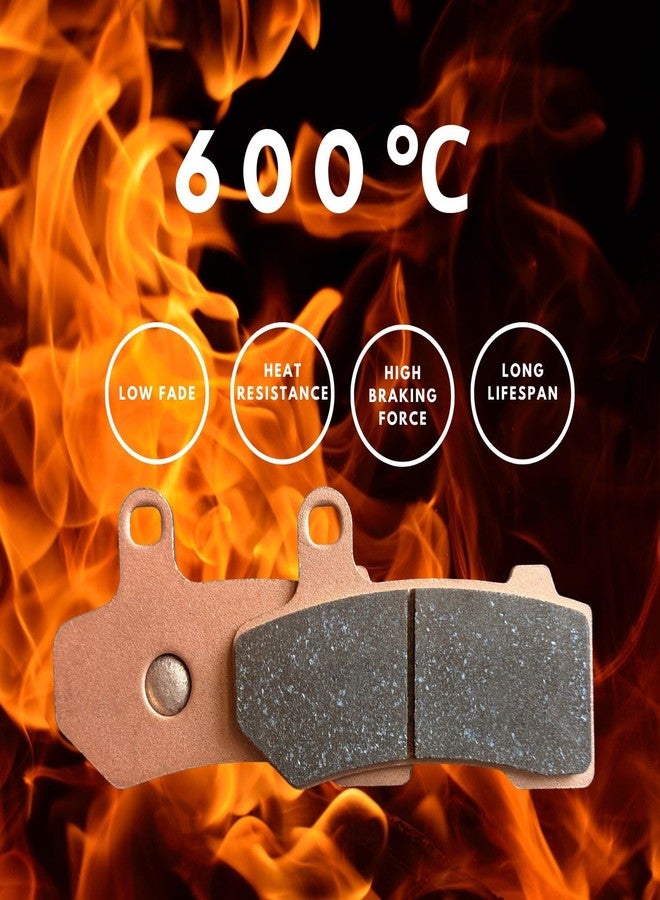 Inkesky Sintered Motorcycle Brake Pads Compatible with Harley Davidson/EBC (3 Sets) - Image 3