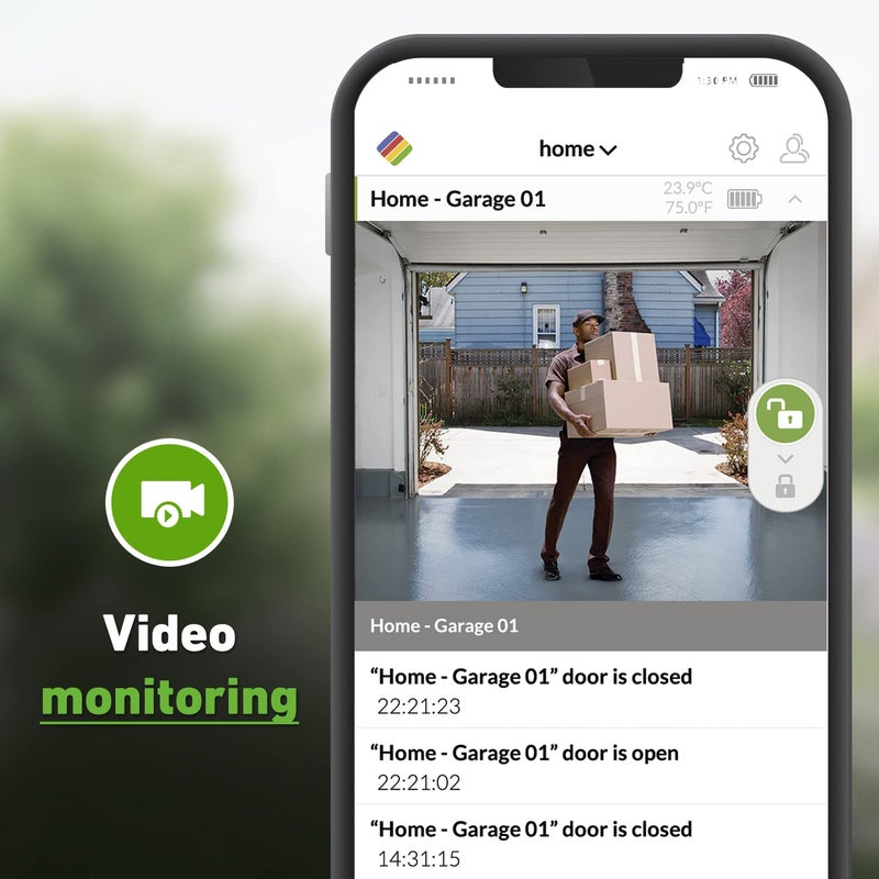 ISMARTGATE ismartgate LITE Smart Garage Door Opener Remote, APP Control, Compatible with Apple Homekit, Amazon Alexa, Google Assistant, IFTTT, Compatible with All Garage doors. Wireless sensor included.  - Image 4