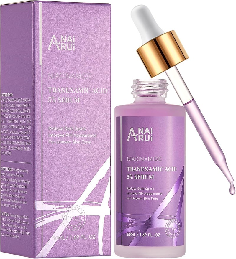 ANAI RUI ANAiRUi 5 Tranexamic Acid Serum 50 ml Dark Spot Correcting Serum with Tranexamic Acid Hyaluronic Acid Niacinamide Targets Hyperpigmentation Even Skin Tone