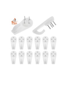 KNP Non Trace Hard Wall Hook (50x20mm) PACK OF 10  - Image 3