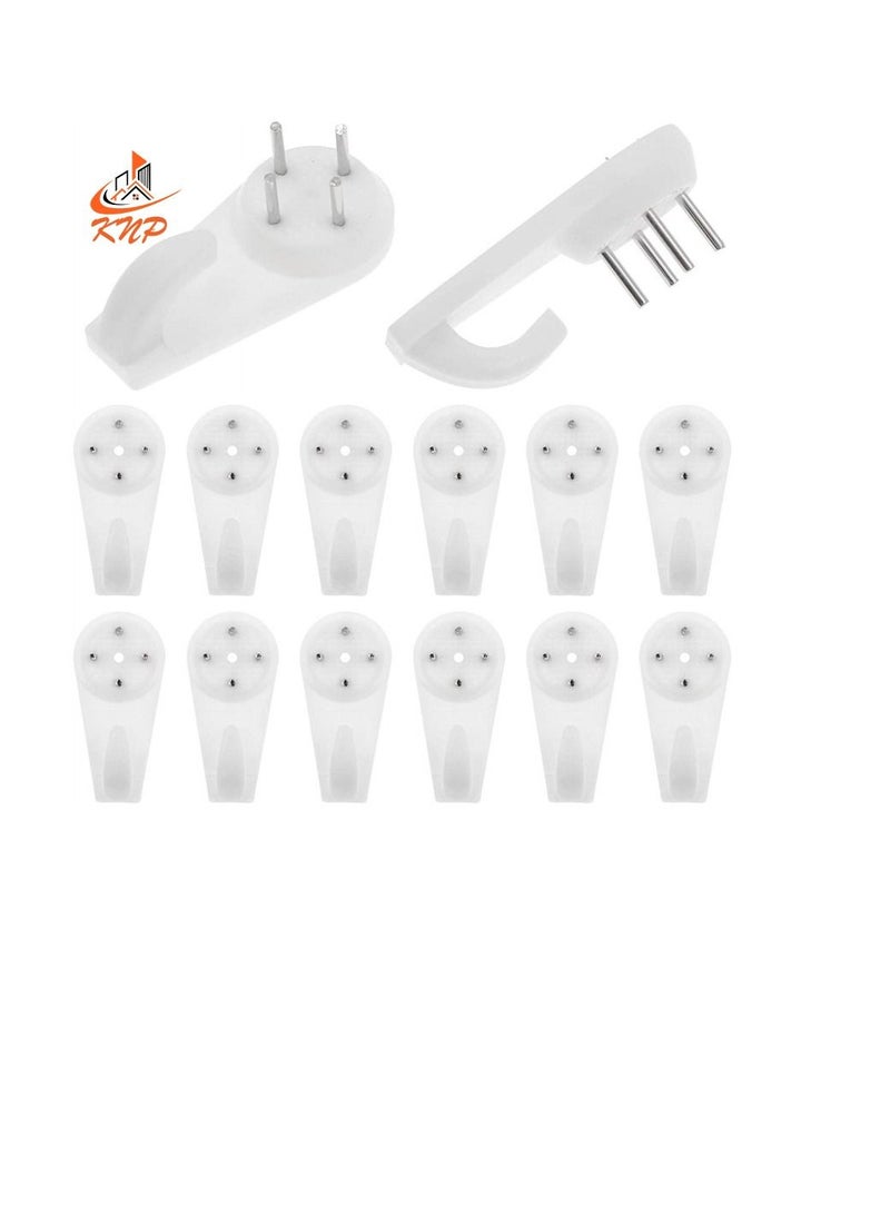 KNP Non Trace Hard Wall Hook (50x20mm) PACK OF 10  - Image 2
