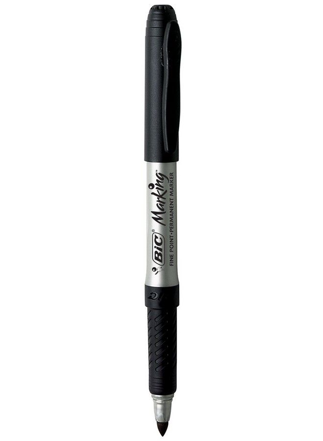 Bic Gpm241Bk Marking Fine Tip Permanent Marker Black 24/Pack - Image 3