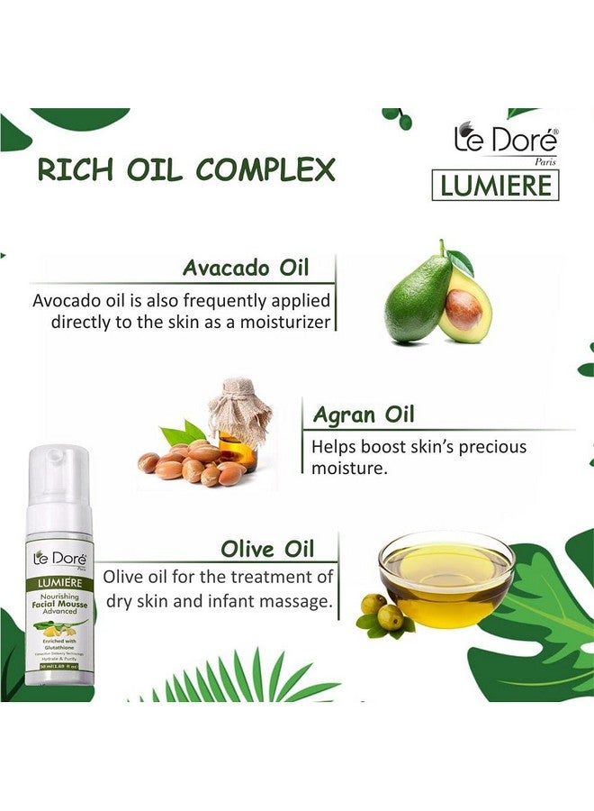 Le Dore Lumiere Foaming Oil Cleanser Face Wash | Nourish & Cleanse | For Acne Prone Skin (50 Ml) - Image 5