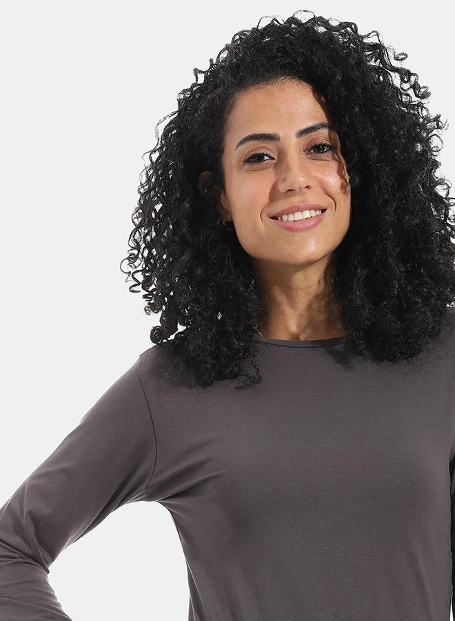 Xtcy Bodysuit single lycra sleeve neck women sharcol 2xl b28-sharcol-2xl - Image 4