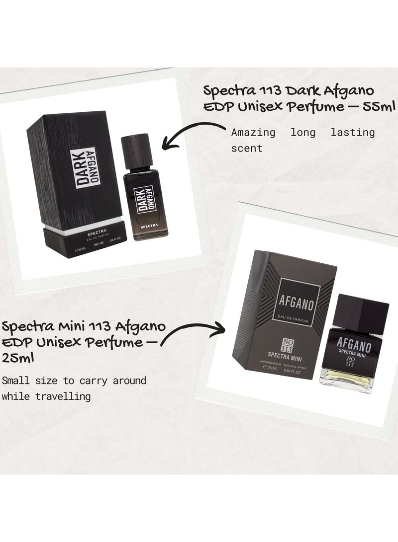 Spectra Mini 113 Afgano EDP Unisex Perfume - 25ml - Image 4