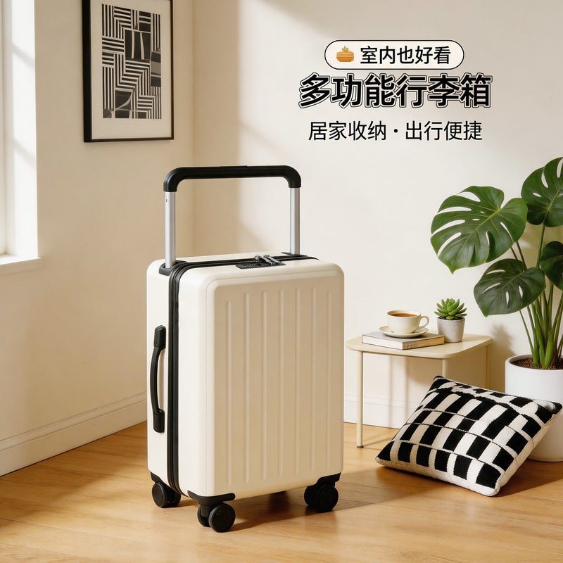 Waterproof Wide-Handle Suitcase with Large Capacity, Spinner Wheels, TSA Lock - Image 3