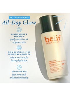 belif Super Drops Niacinamide Vitamin C Golden Glow Serum 2In1 Hydrating & Brightening Makeup Primerlluminator And Highlighter To Blur Pores & Even Skin Texture Pha Korean Skin Care  - Image 4