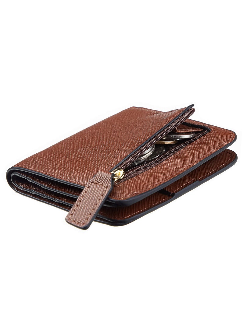 Wallet Women Rfid Blocking Small Compact Bifold Luxury Leather Pocket Wallet Ladies Mini Purse with ID Window - Image 1