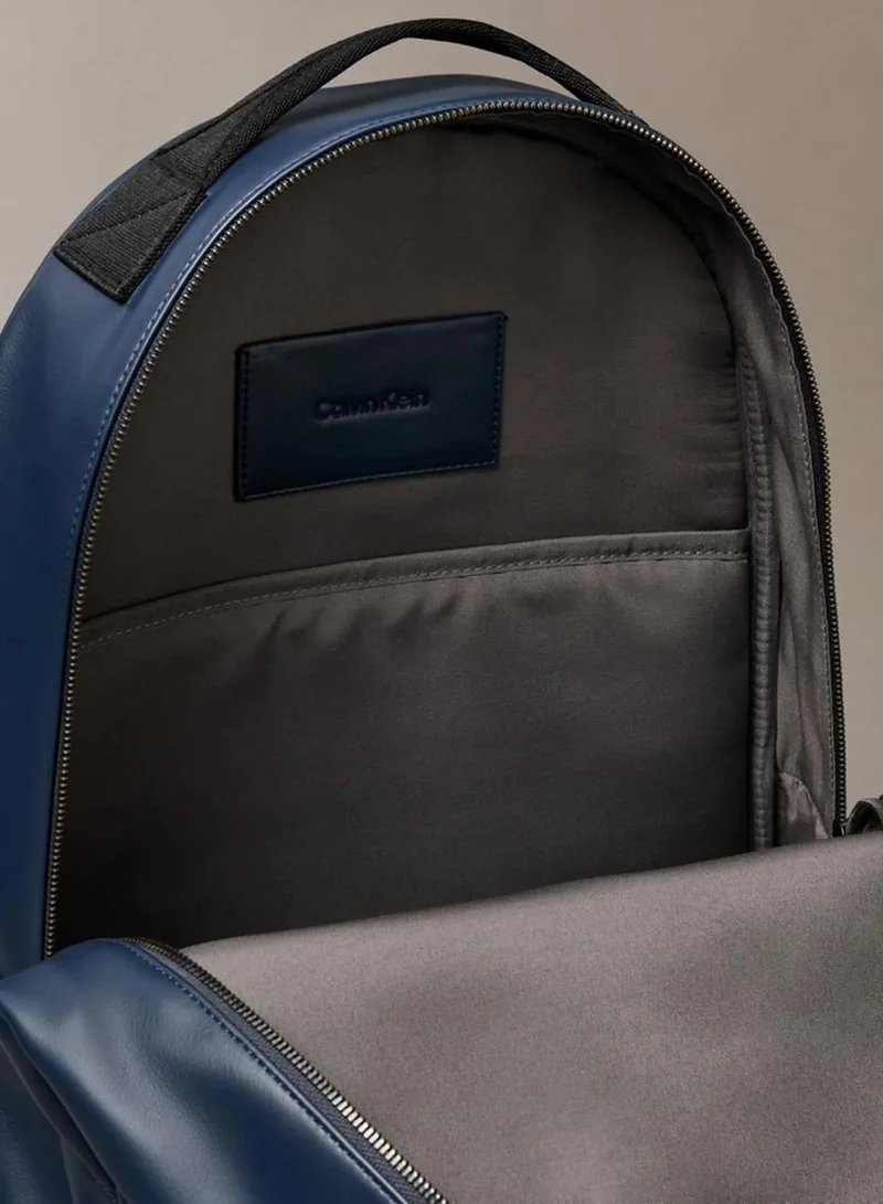Calvin Klein Blue Nights Embossed Monogram Backpack for Men | Best Price UAE