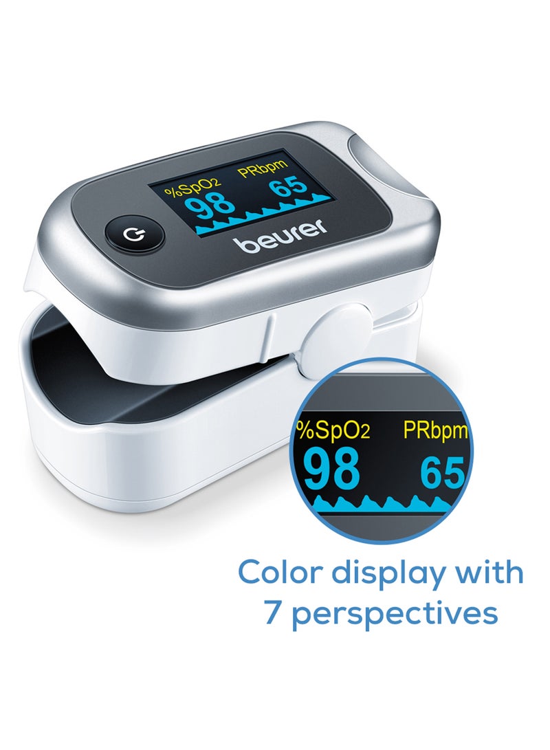 Beurer PO 40 Pulse Oximeter Accurate SpO2 and Heart Rate Monitor Portable & Easy-to-Use - Image 5