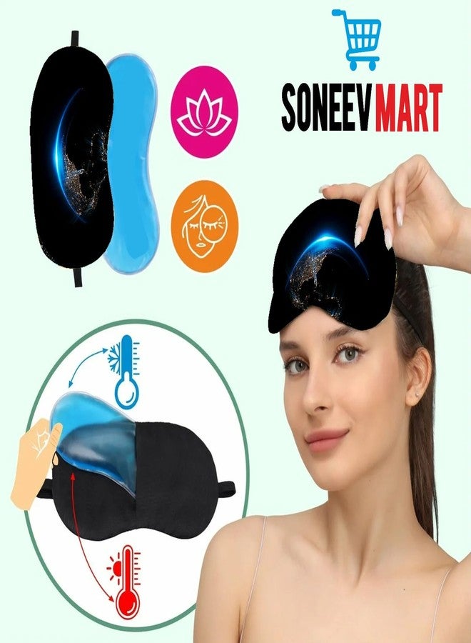SONEEV MART JINEESO Therapeutic Cooling Gel Eye Mask for Relaxation and Better Sleep - Image 5