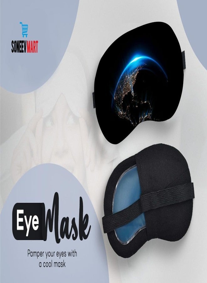 SONEEV MART JINEESO Therapeutic Cooling Gel Eye Mask for Relaxation and Better Sleep - Image 3