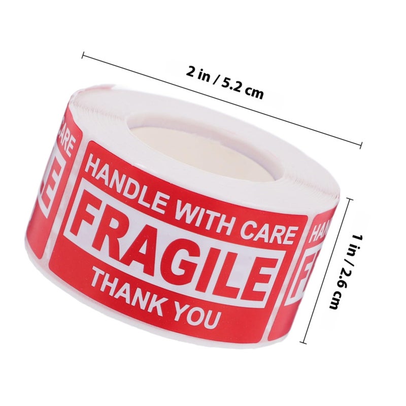 Fragile Warning Stickers 3 Rolls Strong Adhesive Easy Peel For Shipping Moving Storage - Image 3