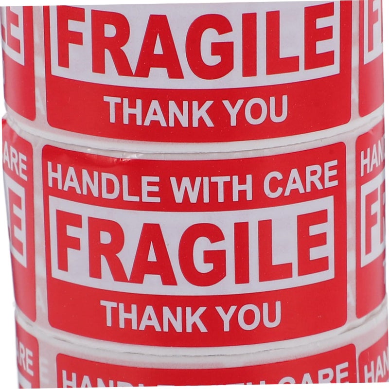 Fragile Warning Stickers 3 Rolls Strong Adhesive Easy Peel For Shipping Moving Storage - Image 4
