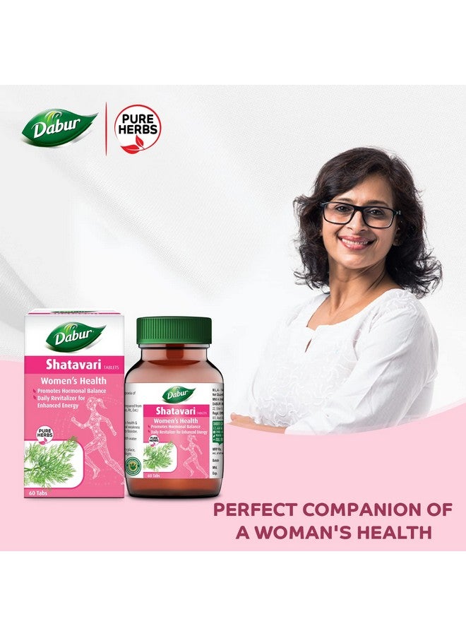 Dabur أقراص دابر شاتافاري | صحة المرأة | مكمل توازن الهرمونات - 60 قرص - Image 2
