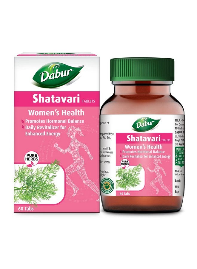 Dabur أقراص دابر شاتافاري | صحة المرأة | مكمل توازن الهرمونات - 60 قرص - Image 1