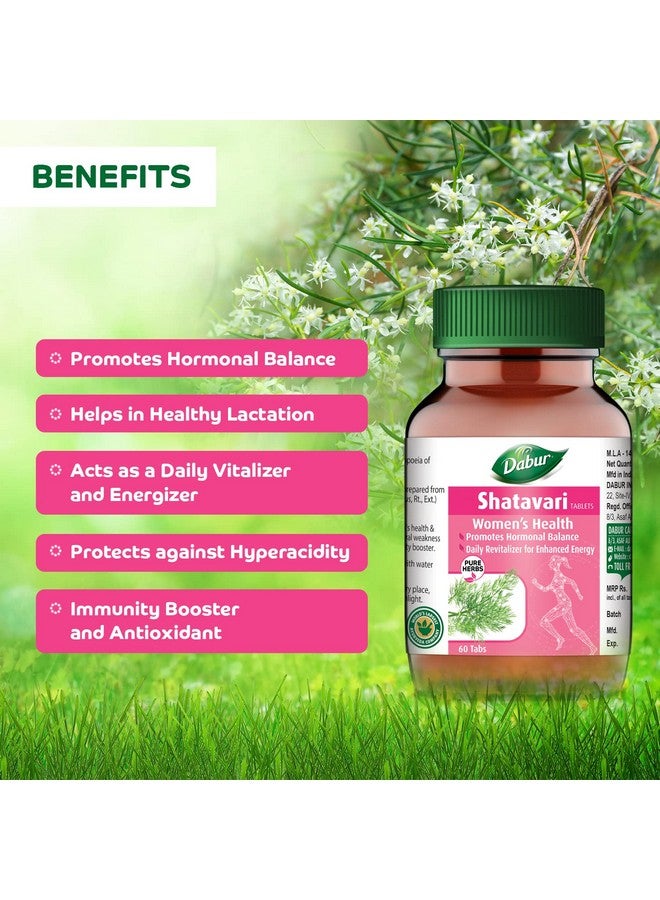 Dabur أقراص دابر شاتافاري | صحة المرأة | مكمل توازن الهرمونات - 60 قرص - Image 3