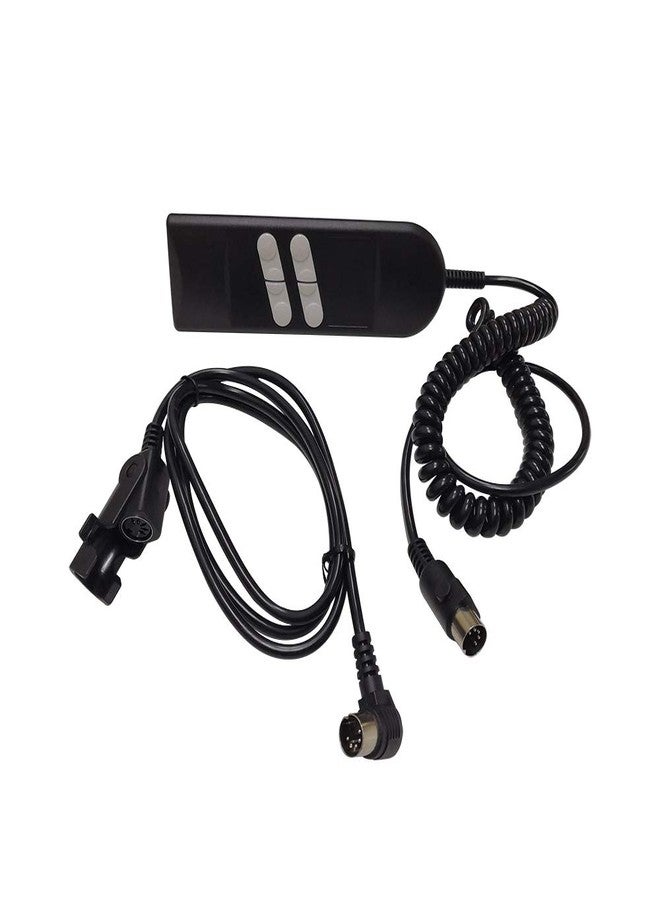 Fromann جهاز تحكم عن بعد للكراسي القابلة للإمالة من فرومان، بزاوية 180 درجة، بخمسة دبابيس وأربعة أو ستة أزرار، مع سلك تمديد بزاوية 90 درجة، مناسب للأرائك الكهربائية والكراسي المتحركة. - Image 4