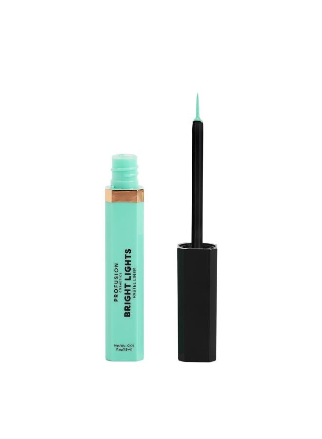 Profusion Cosmetics Bright Lights Neon & Pastel Graphic Liners, Mint - Image 3