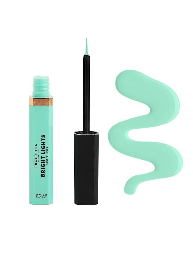 Profusion Cosmetics Bright Lights Neon & Pastel Graphic Liners, Mint - Image 1