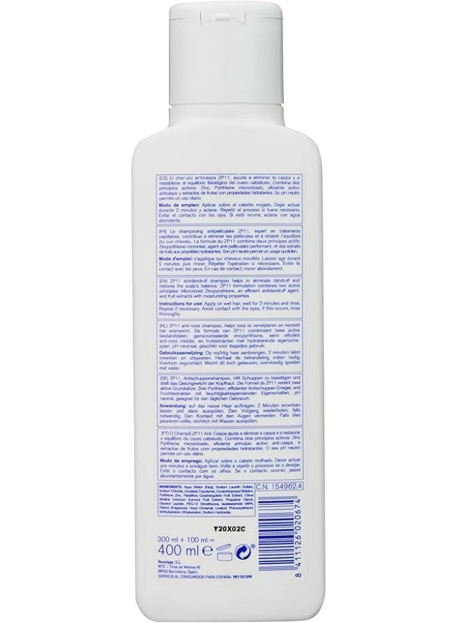 ريفلون شامبو ريفلون ZP11 المضاد للقشرة للشعر العادي 400 مل - Image 3