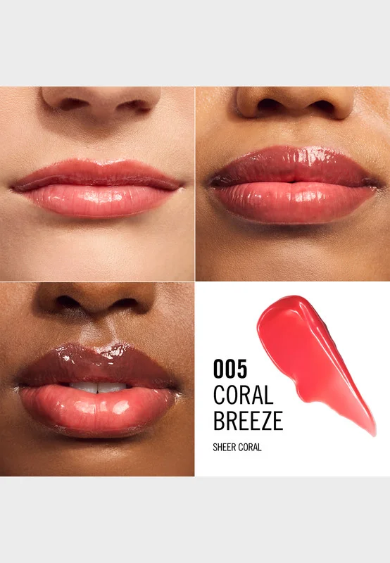 RIMMEL LONDON Oh My Gloss Butter Me Up Lip Butter Balm - 005 - Coral Breeze, 15ml