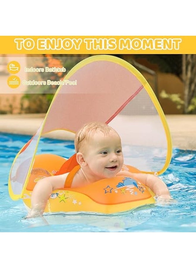 رقم 1 عوامة سباحة للأطفال – مضادة للتقلب بجوانب أمان، مصنوعة من PVC صديق للبيئة، أداة تدريب للسباحة للأطفال من 3 إلى 36 شهرًا - Image 5