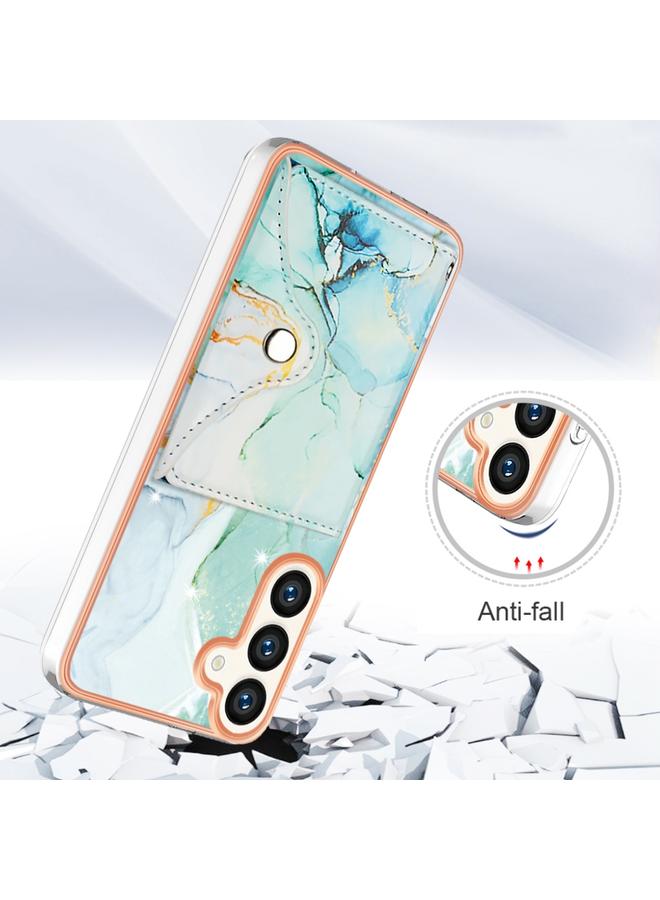 S-TOP Case For Samsung Galaxy S24+ 5G Marble Pattern IMD Card Slot Phone Case - Image 2