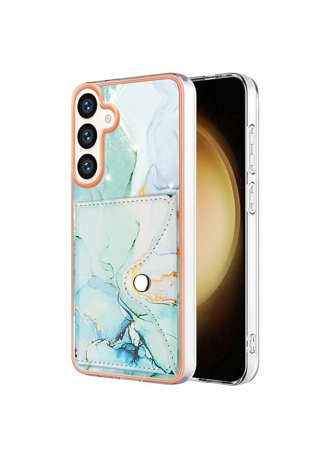 S-TOP Case For Samsung Galaxy S24+ 5G Marble Pattern IMD Card Slot Phone Case - Image 1