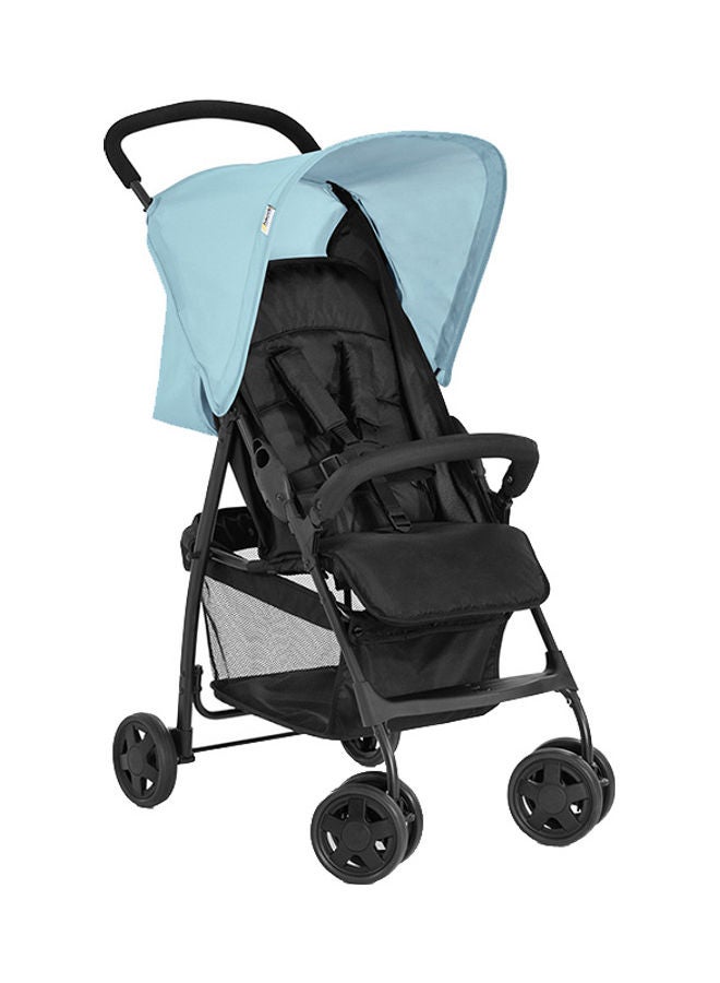 Hauck Sport Pushchair – Ultra-Lightweight Travel Stroller, 5.9 kg Folded, Compact & Foldable, Reclining Seat, Large Basket, Sun Canopy, Smooth Ride – Blue - Image 1