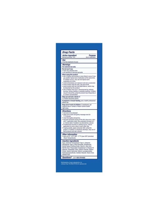 PanOxyl غسول بان أوكسيل الرغوي لعلاج حب الشباب - أقصى قوة 10% بنزويل بيروكسايد - عبوة قيمة مزدوجة (2 × 5.5 أونصة / 156 جرام) - Image 3