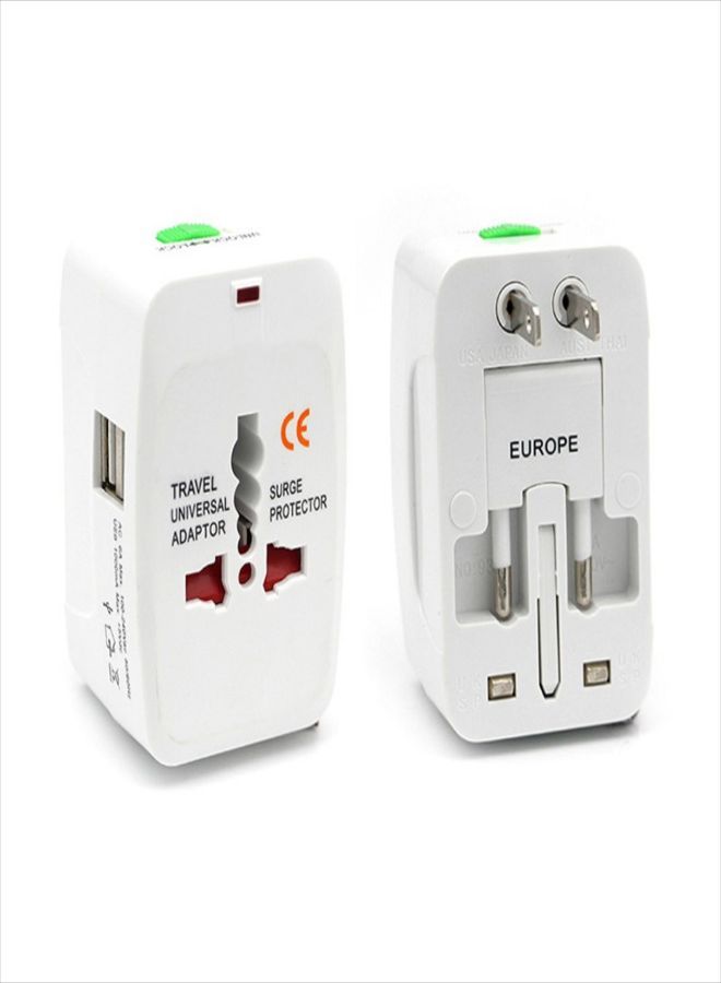 Universal Travel Adapter - White - Image 1