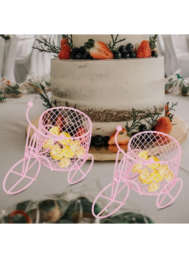 الأزرق جي دبليو 1-Piece Iron Art Wedding Candy Gift Box Decoration - Image 5