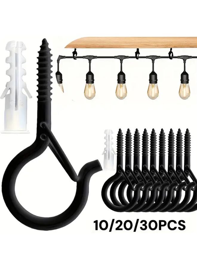 30pcs S Shape Hooks Rust Resistant Multifunctional Hangers With Safety Clasp - Image 3