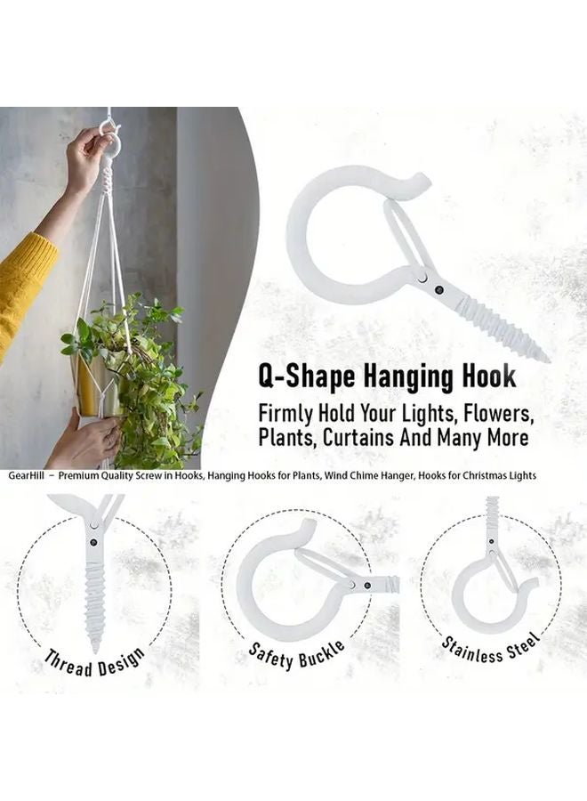 30pcs S Shape Hooks Rust Resistant Multifunctional Hangers With Safety Clasp - Image 4