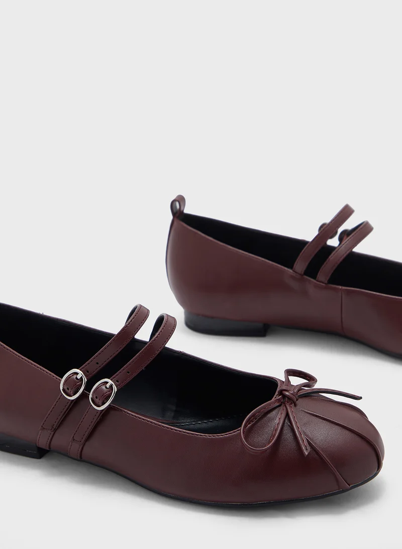 ايلا Mary Jane Double Strap Flat Shoe