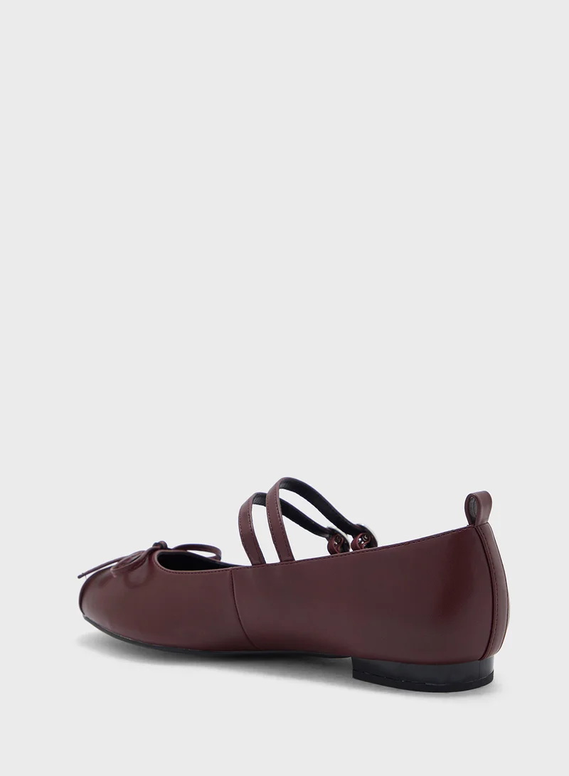 ايلا Mary Jane Double Strap Flat Shoe