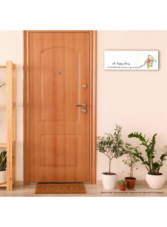 Open Road Brands Disney Winnie the Pooh Oh Happy Daisy Wood Wall Decor - Large Winnie the Pooh Wall Art for Kids' Bedroom, Nursery or Home Decor - Image 5