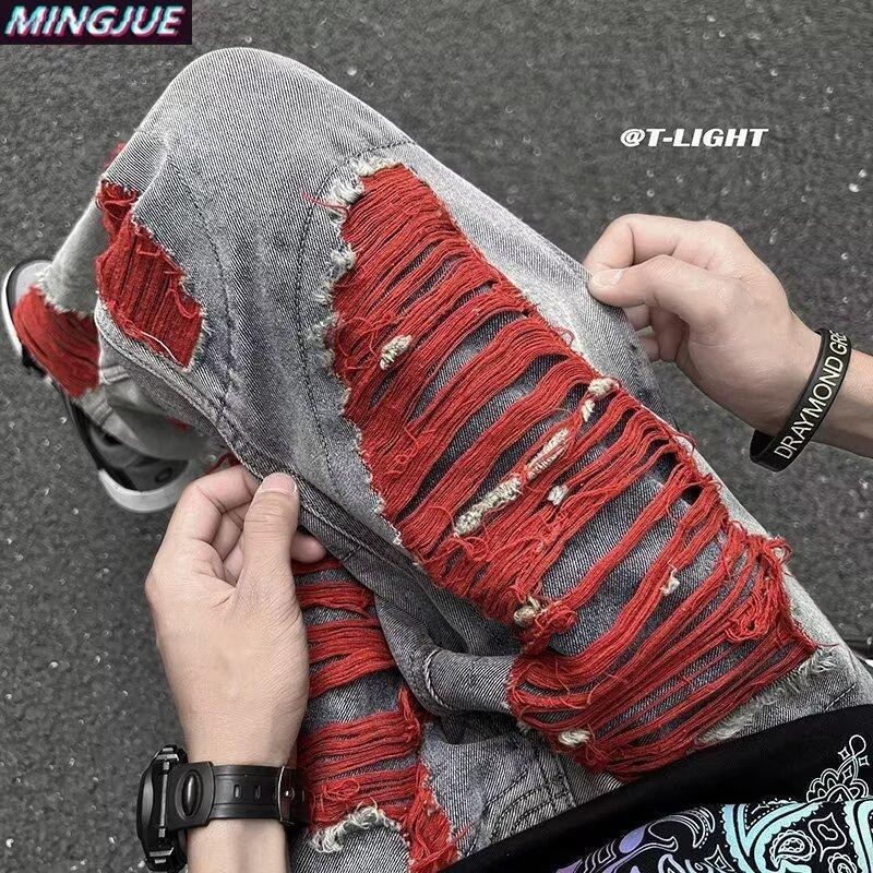 Unisex Classic Denim Jeans Loose Fit Daily Outdoor Wear - Image 3