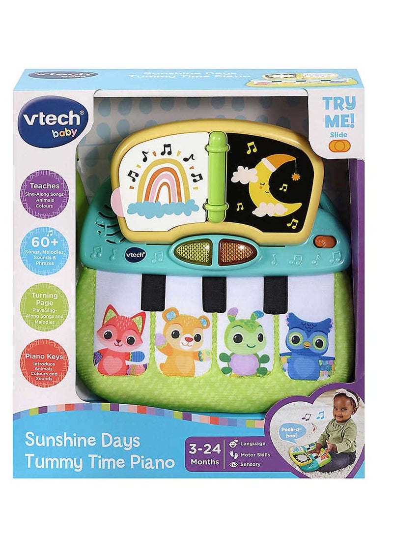 vtech Sunshine Days Tummy Time Piano with Music  - Image 2