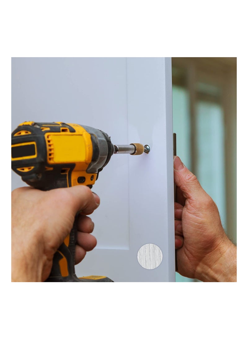 SYOSI - 648 Pieces Adhesive Screw Stickers, Screw Hole Covers Hole Stickers, PVC Cover Caps 12 Colors Waterproof Wood Textured Cover for Wall Cabinets Desk Screws Furniture Repairing (Classic Style) - Image 1