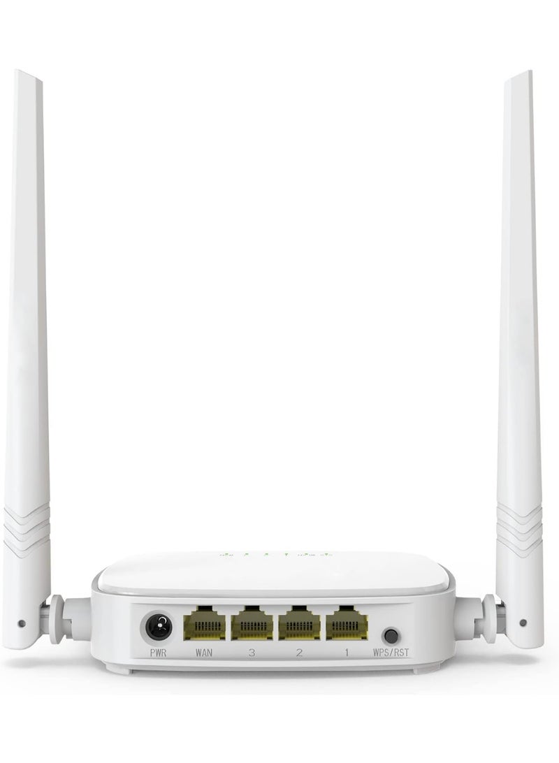 Tenda N301 Wireless N300 Router for Small and Medium Cases (300 Mbps, 1 x 100 Mbps WAN Port, 3 x 100 Mbps LAN Ports, WPS, WISP Client, Easy Installation Original UK plug - Image 2
