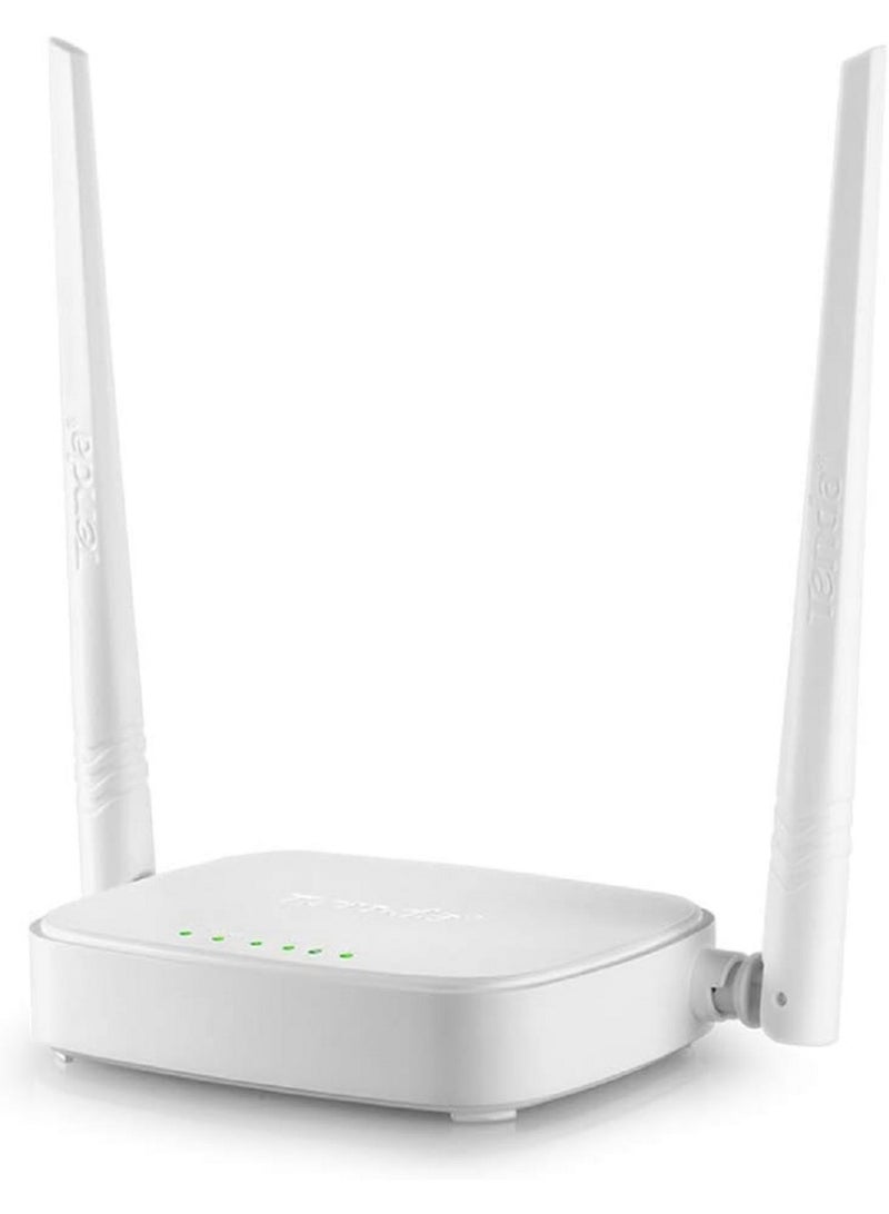 Tenda N301 Wireless N300 Router for Small and Medium Cases (300 Mbps, 1 x 100 Mbps WAN Port, 3 x 100 Mbps LAN Ports, WPS, WISP Client, Easy Installation Original UK plug - Image 1
