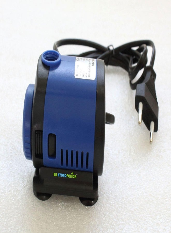 WE Hydroponics Submersible pumps super noiceless for Hydroponics, Desert air cooler, Fountain, aquarium, Ponds and diy projects, under water motor (JQP-500L/H,5W) 0.9m head - Image 3