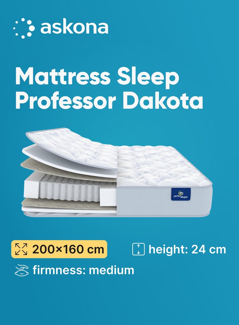 Askona Mattress Sleep Professor Dakota with Pocket Spring 200x160 - Image 1
